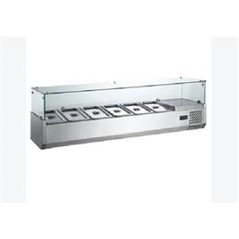 Counter Top Display Salad Counter, Power Consumption (W): 125kw