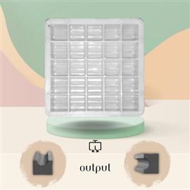 Cover Block Mould 20Mm 25 Cavaty In New Delhi Js Designer Tiles Product, Number Of Cavity: 25