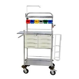 Crash Cart With Ss Drawers In Delhi Om Surgical Company, Load Capacity: Standard