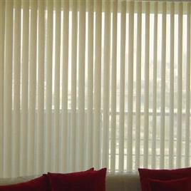 Curtain Chip Blind In Suburban Artzz Fuzion, Color: White