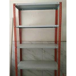 Dark Grey Metal Slotted Angle Rack