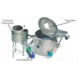 Diesel Fired Circular Batch Fryer, Oil Holding Capacity: 120-150 Ltr