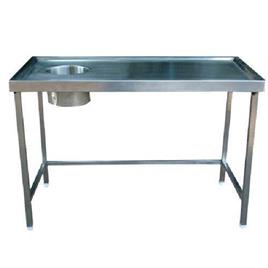 Dish Landing Table With Garbage Chute