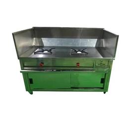 Double Burner Stainless Steel Stove Bhatti