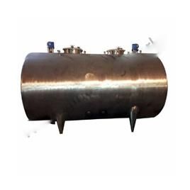 Double Compartment Horizontal Milk Storage Tank