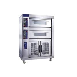 Double Deck Electric Oven With Proofer, Power(Kw): 10 kW/h