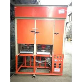 Double Die Disposable Plate Making Machine, Material: iron