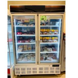 Double Glass Door Display Freezer