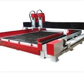 Double Head Cnc Stone Cutting Engraving Machine, Job Material: Stone, Marble, Sandstone, Granite