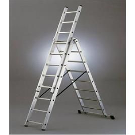 Double Platform Self Supporting Folding Ladder