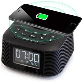 Double Usb Bluetooth Alarm Clock With Sub Woofer