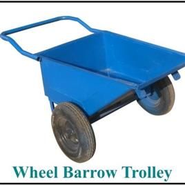 Double Wheel Barrow Trolley In Morbi Hi Tech Engineering, Load Capacity: 3000 Kg