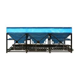 Electric Engine Three Bin Batching Plant, Surface Treatment: Color Coated