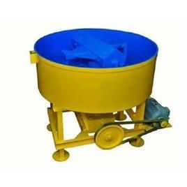 Electric Semi Automatic Concrete Pan Mixer For Construction Capacity 500 Kg