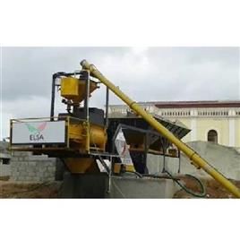 Elsa Mz 25 Pan Mixer Concrete Mixing Plant, Capacity: 0.4 Cum(Batch)