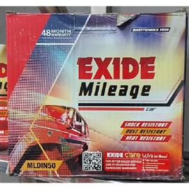 Exide Milege Din50 Car Battery