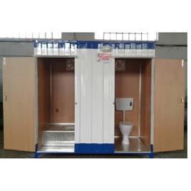 Fabricated Portable Toilets, Available Material: MS, SS