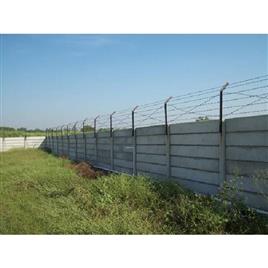 Factory Compound Wall, Material: Concrete