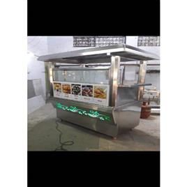 Fast Food Counter With Wheel