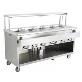 Fast Food Display Counter, Material: Metal