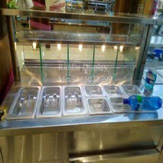 Fast Food Glass Display Counter