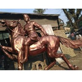 Fiber Netaji Subhas Chandra Bose Statue, Finishing: fine