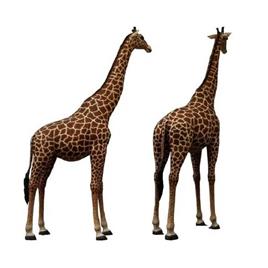 Fiberglass Giraffe Statue Skyartzone, Usage/Application: Exterior Decor