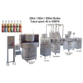 Flavoured Milk Filling Line For Glass Bottles, phase: Three Phase