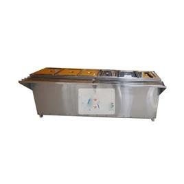 Food Shop Service Counter, Material: Stainless Steel