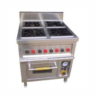 Four Burner Gas With Oven