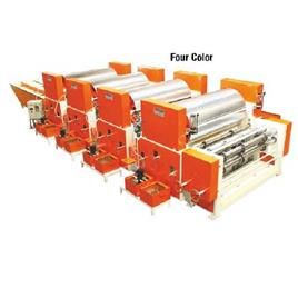 Four Color Flexo Paper Cum Board Printing Machine