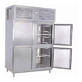 Four Door Vertical Freezer 10, Body Material: Stainless Steel