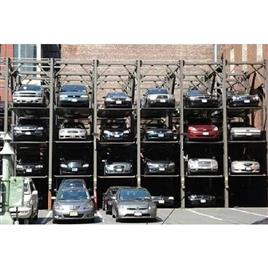 Four Pole Heavy Load Stack Parking System, Column Centers: 2570mm