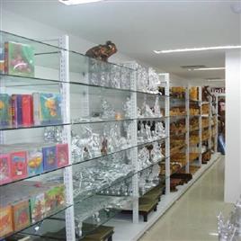 Four Pole Retail Glass Display Racks In Hyderabad Jayalaxmi Flexible Systems