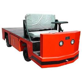 Four Wheel Industrial Platform Truck, Tyre Size Rear: 535 x 150 mm