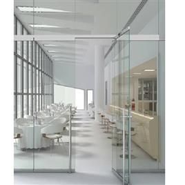 Frameless Glass Door Partition