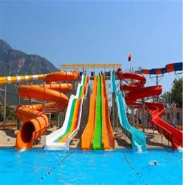 Frp Fibre Reenforced Plastic Pool Family Slide, Rider Capacity: 240 to 300 /hr