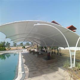 Frp Ms Swimming Pool Tensile Structures, Material: Mild Steel