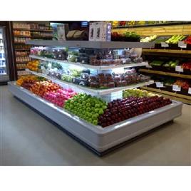 Fruit And Vegetable Display Chiller, Counter Shape: Rectangular