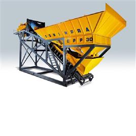 Fully Automatic Concrete Batching Mixing Plant, Material: Metal