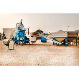 Fully Automatic Reversible Mixer Concrete Batching Plant, Capacity: 25 Cu.M/Hr