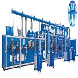 Fully Automatic Sanitary Napkin Making Machine 2, Productivity: 88 pieces/min