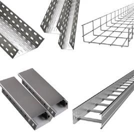 Galvanized Cable Trays, Material: MS HR