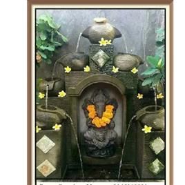 Ganesh Statues Fountain, Size/Dimension: 2.5 feet height and width