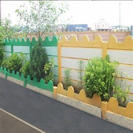 Garden Curbing Rcc Readymade Compound Wall, Application: Garden curbing