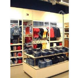 Garment Display Racks 7, Material: Wood, Steel