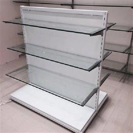 Garment Display Stands, Material: Stainless Steel, Glass