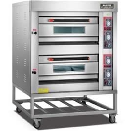 Gas Oven Two Deck Four Tray