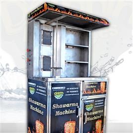 Gas Shawarma Machine With Cabinet 2, Electrical Power Supply: gas operated