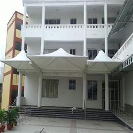 Gazebo Tensile Structure Shade 3, Material: Steel, PVC, PVDF, PTFE